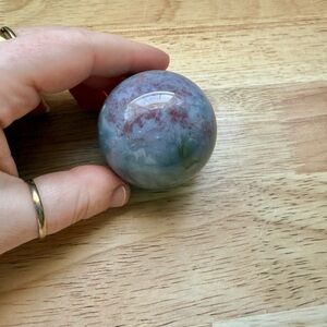 Polished Ocean Jasper Crystal Sphere